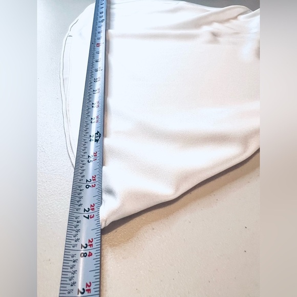 Alice + Olivia SUTTON CRYSTAL STRAP MINI DRESS, Solid White, Size 0 - Picture 13 of 16